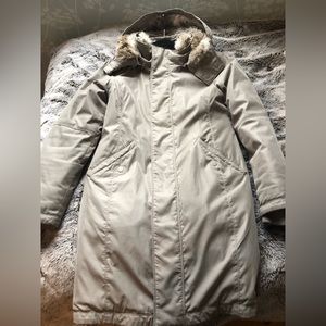 Aritzia Babaton Oskar Parka Taupe Jacket